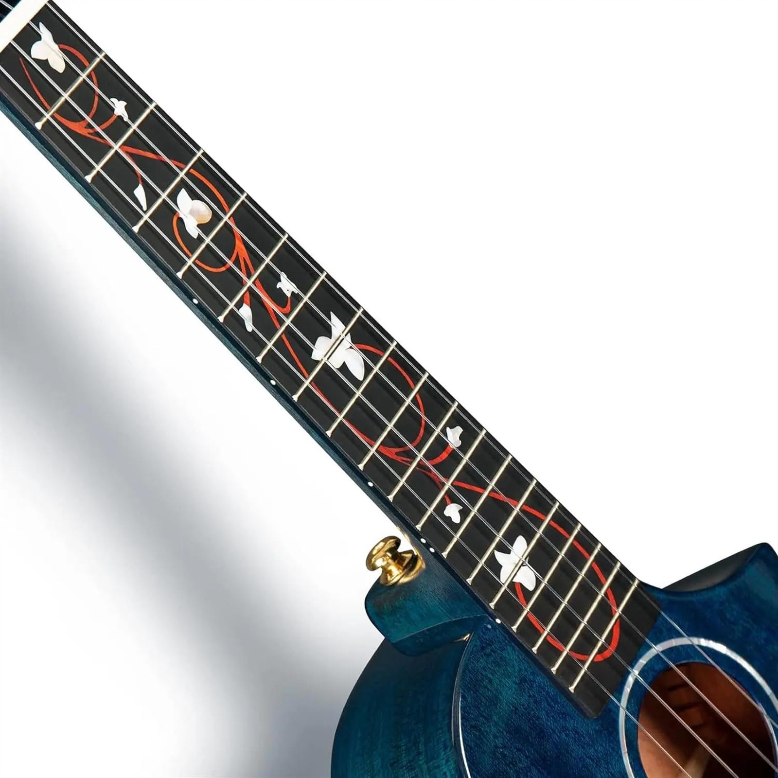 Strumento A Corde Per Chitarra Ukulele In Mogano Massiccio Da 23 Pollici Con Borsa Imbottita Ukulele Kit