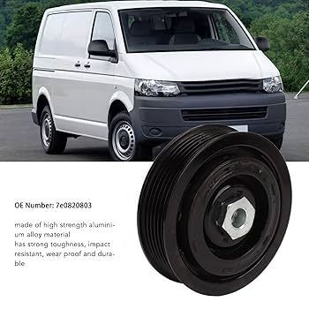 AC Compressor Hub 7E0820803 For 2009-2012, Durable Air Conditioning Clutch Hub Pulley Plate, High Efficiency & Reliable Performance, Perfect Fit & Easy Installation