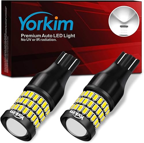 Miniatura 128 de Yorkim Bombilla LED 7440, luces rojas brillantes, bombillas LED T20, 7443 LED, 7441 LED, W21W LED, 7444 bombillas, para luz de marcha atrás/de Rojo