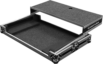 Universal Larger Medium/Large Size DJ Controller Flight Case with Glide Platform