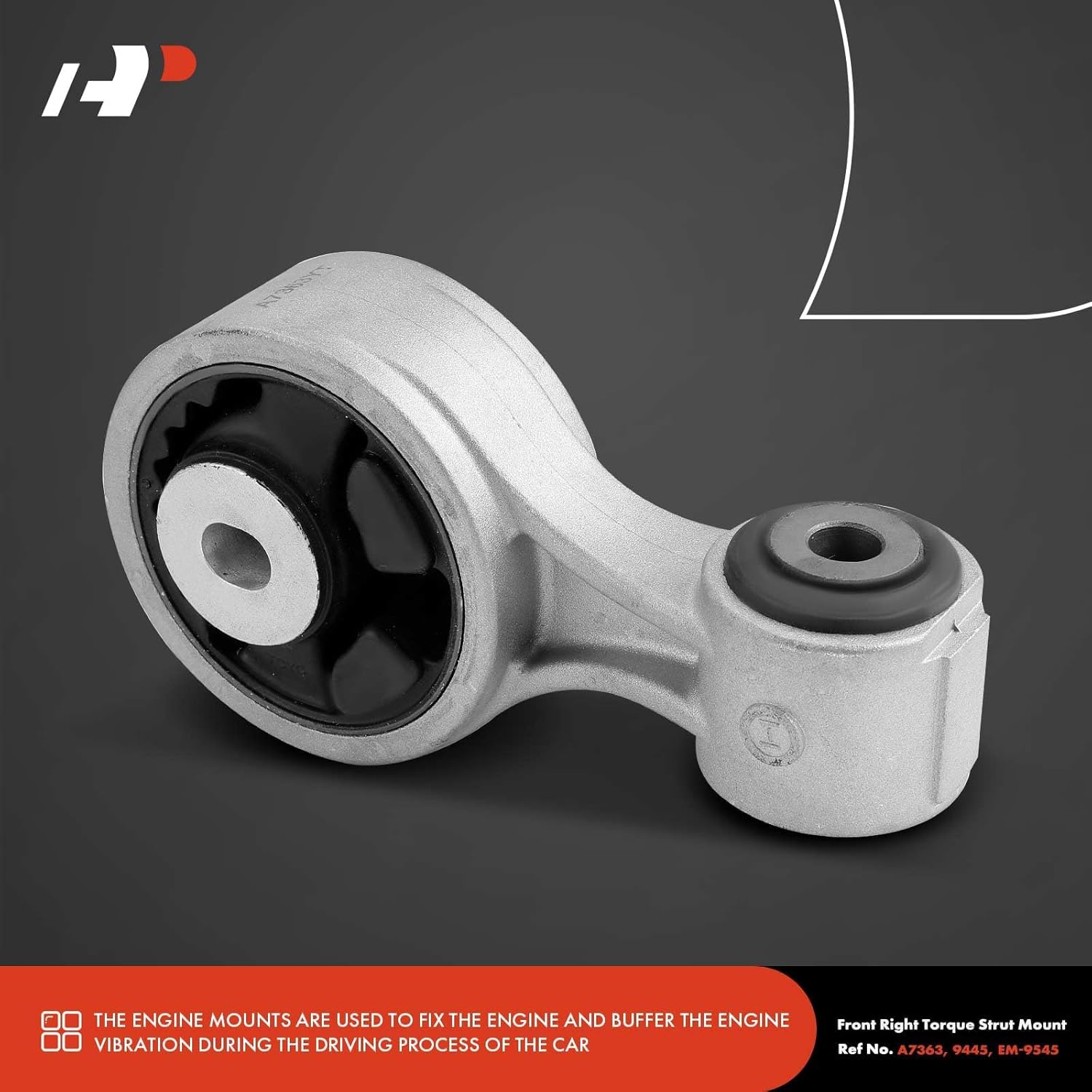 A-Premium Engine Motor Mount and Torque Strut Mount Kit Compatible with Nissan Altima 2007-2012, Maxima 2009-2014, 3.5L, Set of 4