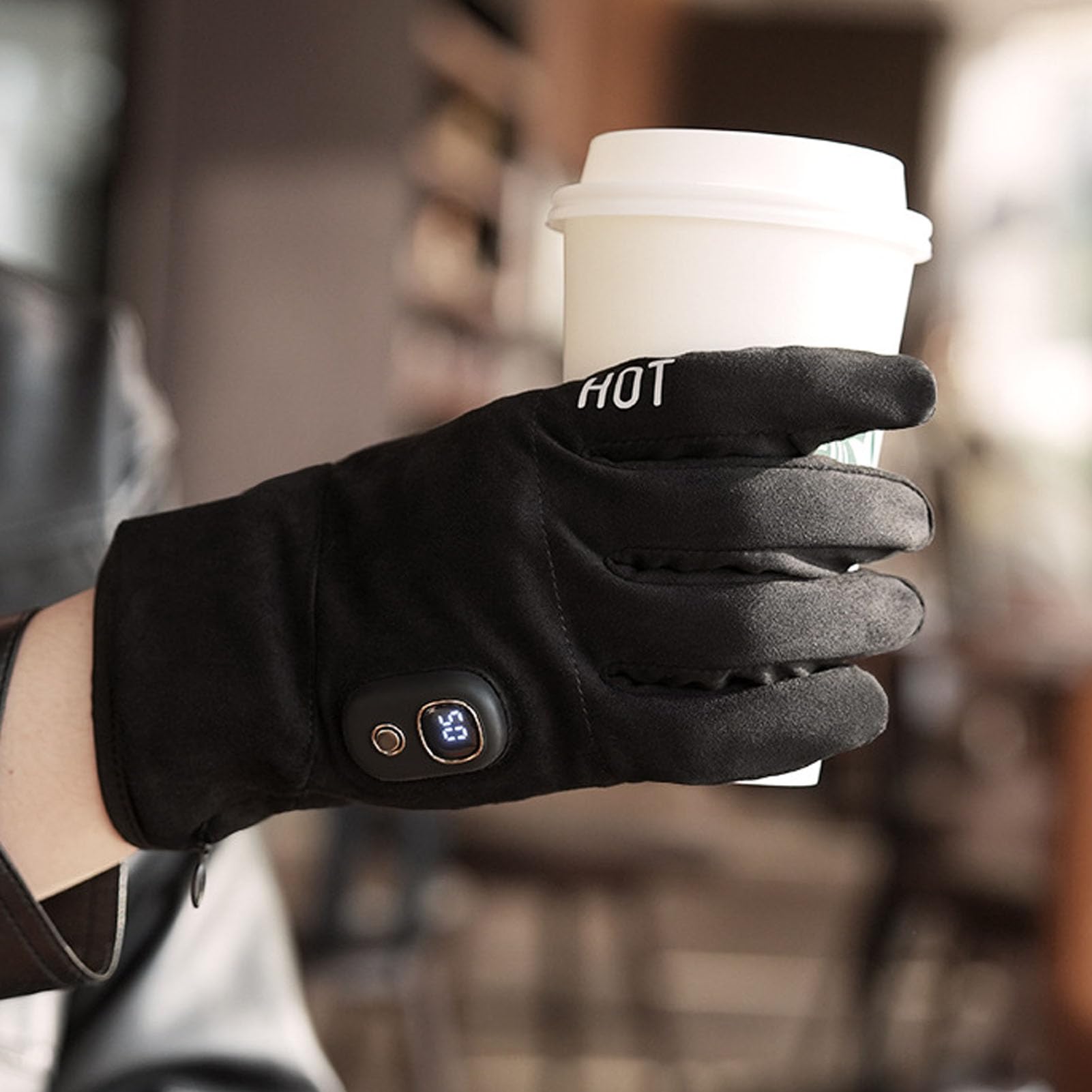 Fafeicy Calefactables Eléctricos, Calentadores de Invierno Recargables por USB con 5 Niveles de Calor, Esquiar, Hacer Snowboard y Actividades Al Aire Libre