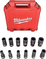 Vista 1 de Milwaukee 49-66-7011 SHOCKWAVE - Juego de llaves de impacto SAE de 12 pulgada (12 piezas)