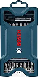 Bosch Kit de pontas para parafusar Mini X-Line com 25 peças