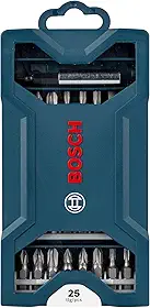 Bosch Kit de pontas para parafusar Mini X-Line com 25 peças