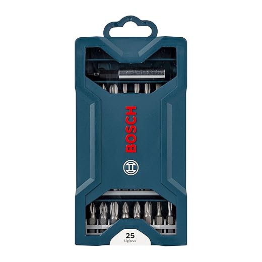 Bosch Kit de pontas para parafusar Mini X-Line com 25 peças