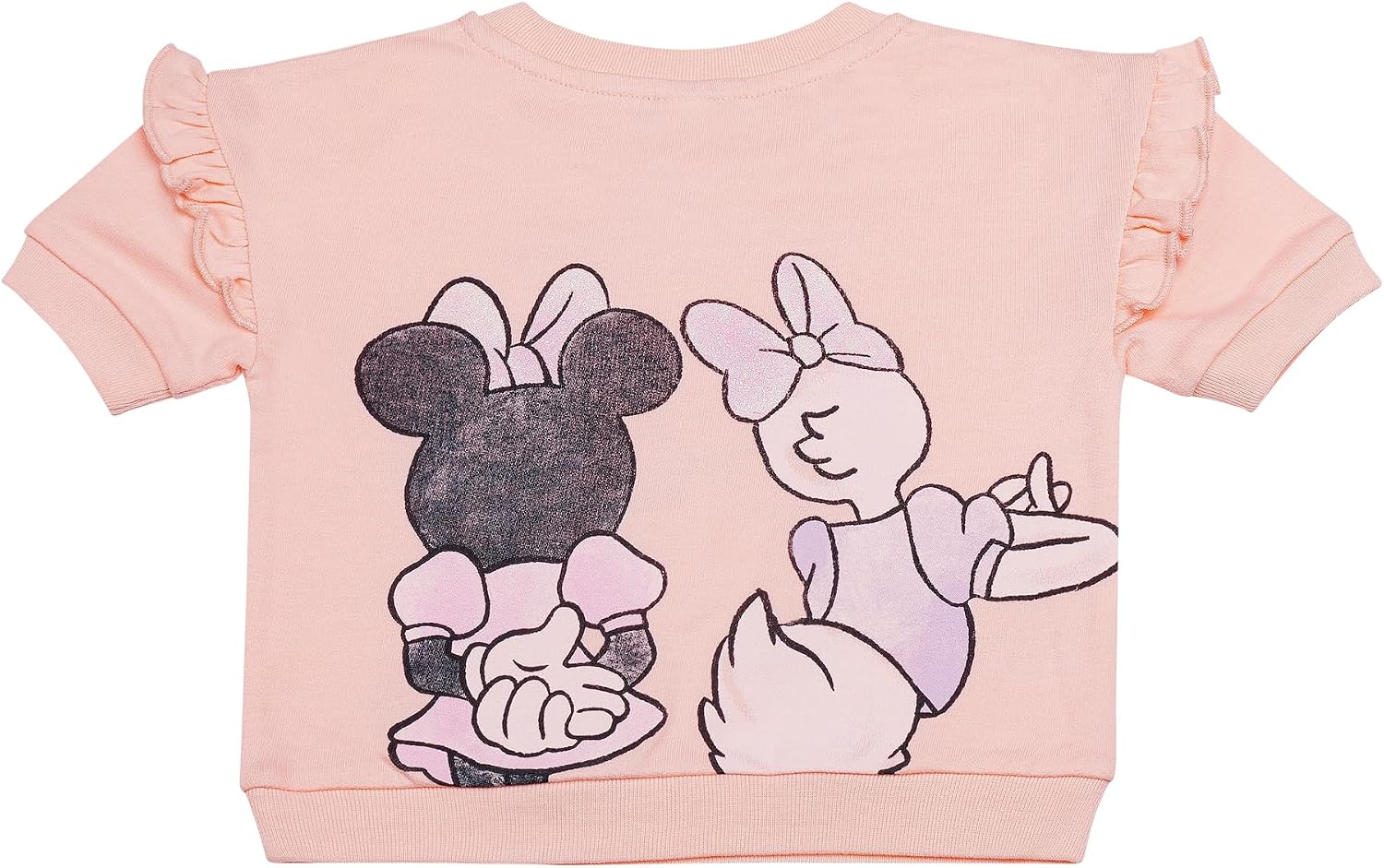Magic Threadz Disney Clothes Baby Girls 2-Piece Short Set with Tee & Short - Minnie, Pooh, Stitch & Dalmatians Sizes (12M-3T)