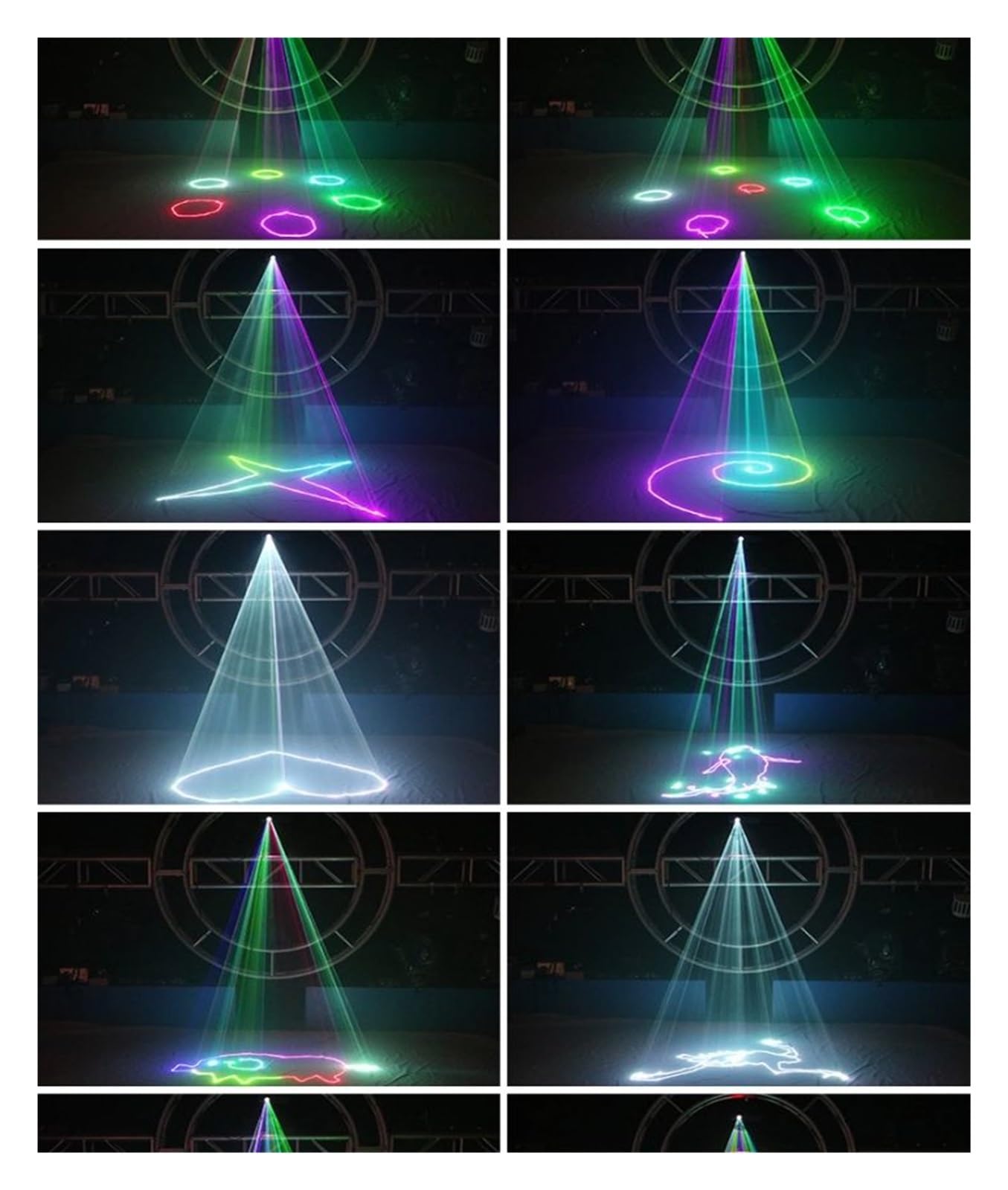 RGB pełny kolor cyfrowy projektor efektów scenicznych animacja zdalne światło dla DJ Disco lampa imprezowa Dj Lights ruchome głowy Na imprezy i do klubów