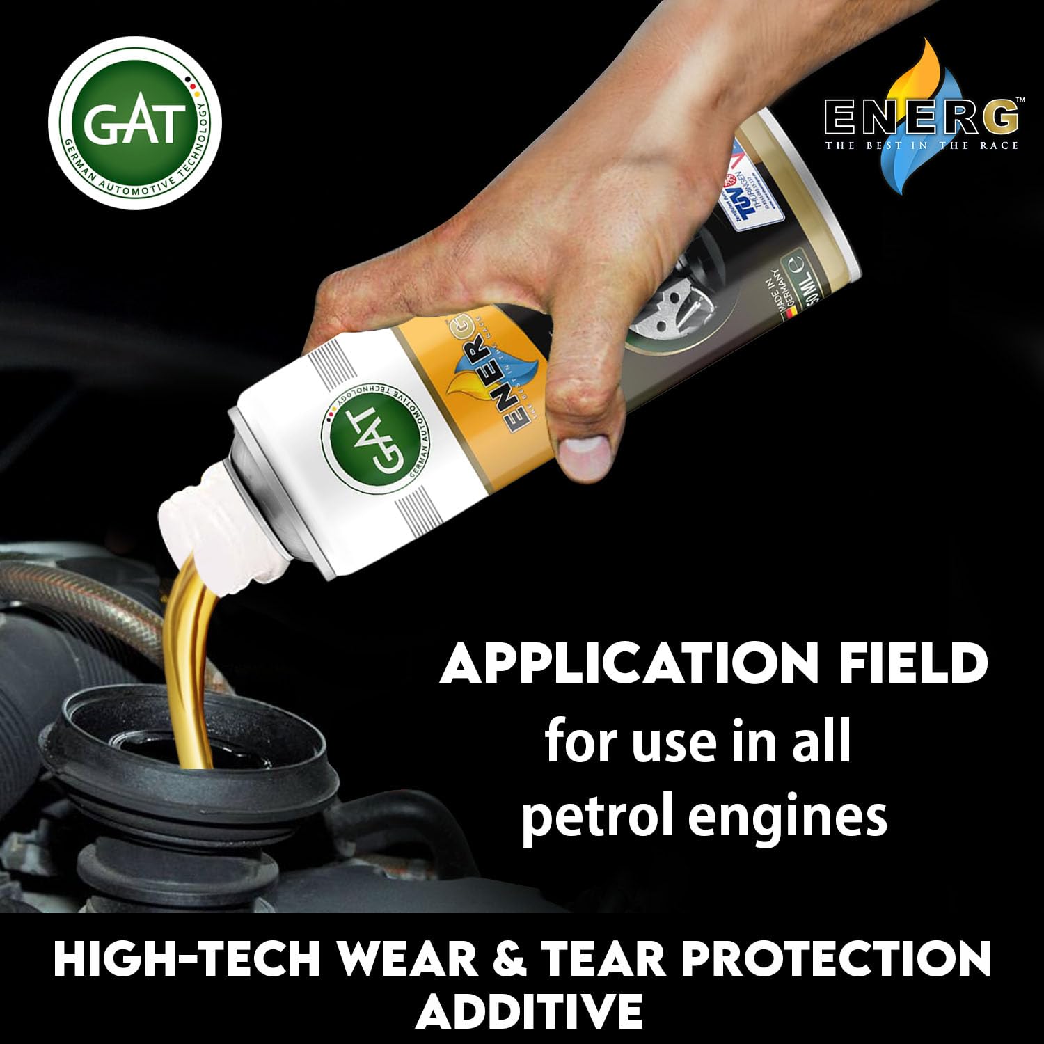 ENERG G1 GAT X Fuel System Cleaner Plus 250ml | Petrol Injector