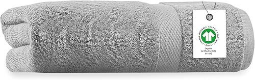 Miniatura 9 de Delara Paquete de 2 toallas de mano de algodón orgánico lujosamente afelpadas, con certificación GOTS y Oeko-TEX, toallas de calidad hotelera