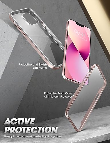 Miniatura 3 de SUPCASE UB Edge Pro Series - Funda para iPhone 13 (versión 2021) de 6.1 pulgadas, funda protectora transparente de marco delgado con protector de