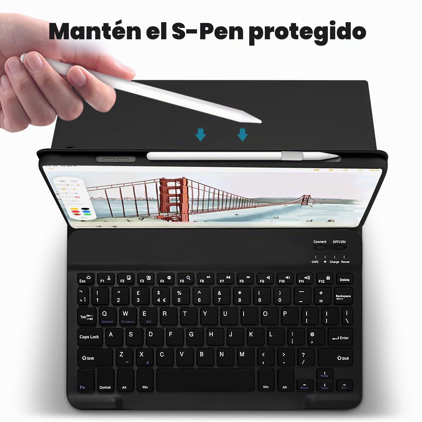 Teclado para Lenovo Tab M10 de 3ª generación de 10.1 pulgadas 2022 (TB-328FU/TB-328XU)