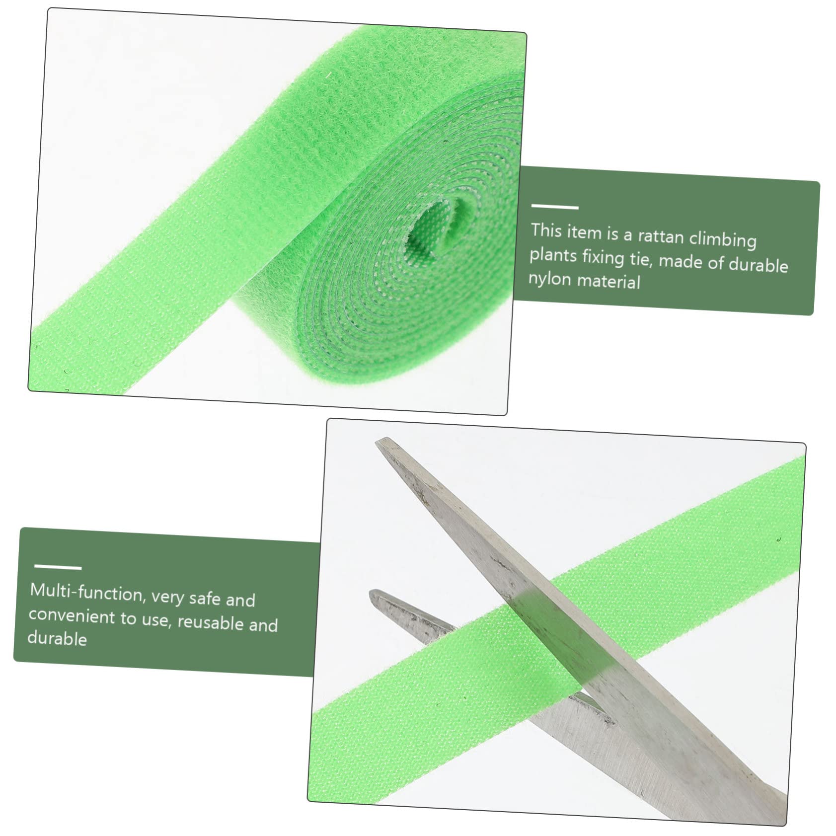 Kisangel 5 Set Giardinaggio Riutilizzabili Legacci per Piante per Rampicanti per Stabilizzare Piante Esterno E Creare da Te 4 * 5