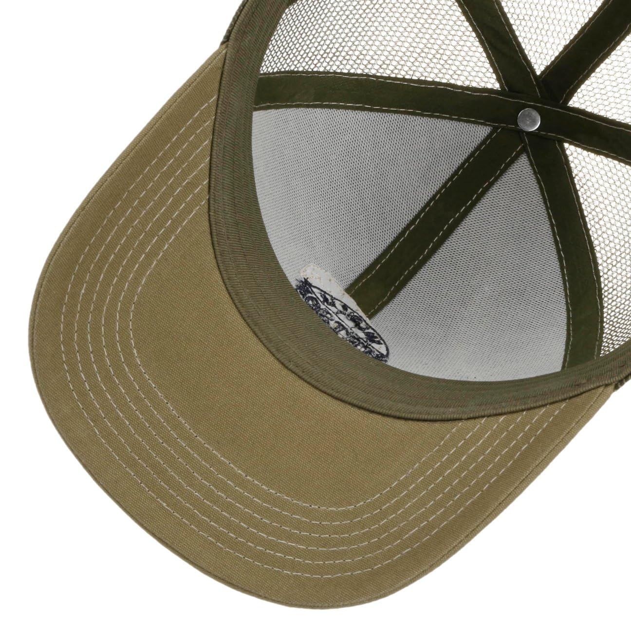 Stetson Mesh Stamp Gorra Trucker de Beisbol Seis Paneles Malla Visera Curva Hombre Todo el ano