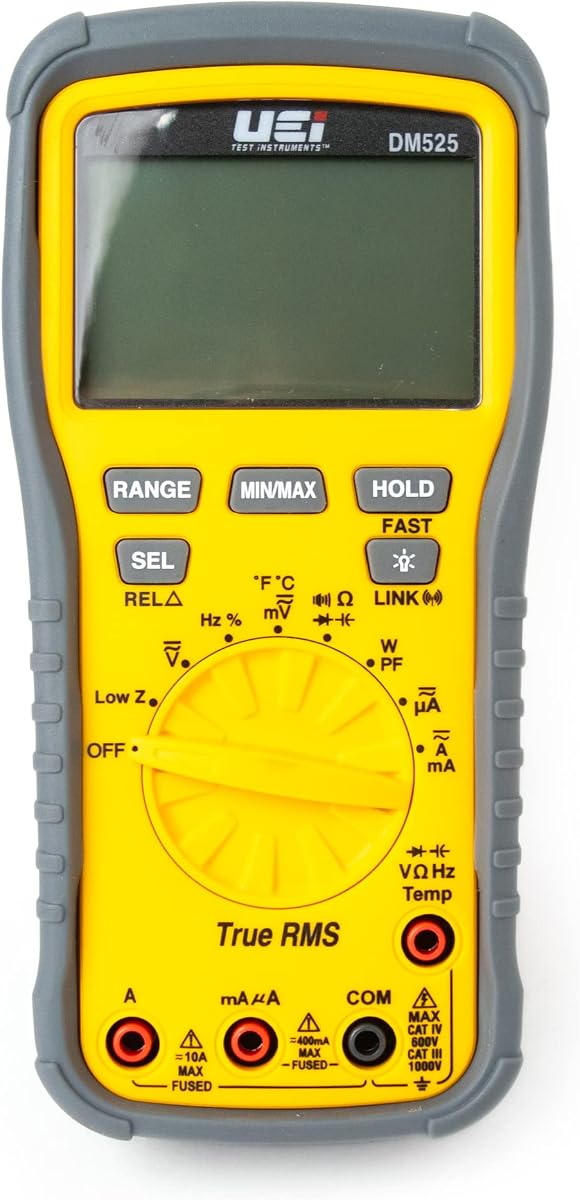 Multímetro digital inalámbrico DM525 con factor de potencia bajo Z