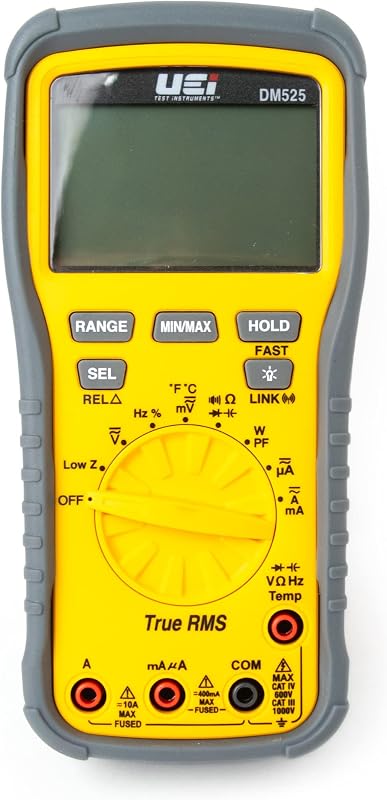 Multímetro digital inalámbrico DM525 con factor de potencia bajo Z