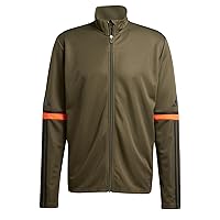 adidas Uomo SQUADRA25 TRAINING JACKET, Night Cargo/Black/Semi Impact Orange