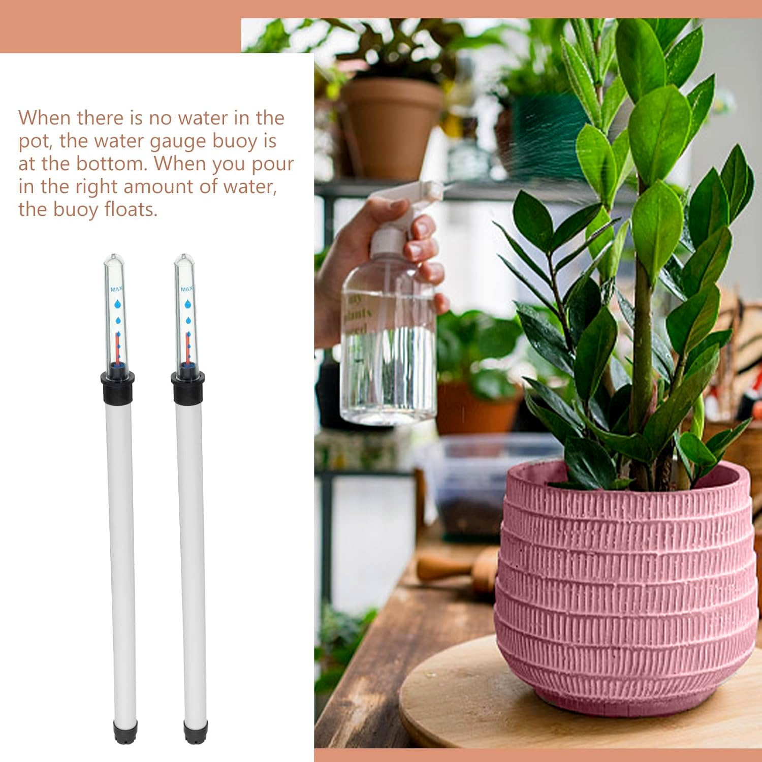 Lot De 2 Indicateurs De Niveau D'eau, Jauges De Niveau D'eau, Bouée