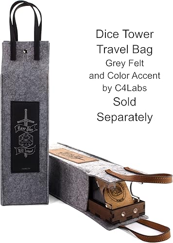 Miniatura 3 de C4Labs Torre de dados de 10" de altura - Chapa de nogal