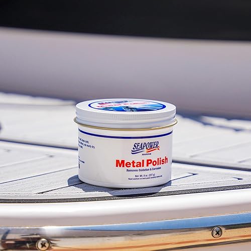 Miniatura 4 de Seapower SMPO-8 Marine Metal Polish and Scratch Remover - 8 oz.