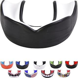 Oral Mart Protective Sports Mouth Guard - Custom Fit for Adult Athletes (Strapless)