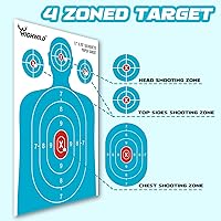 Vista 16 de Highwild Soporte de papel para objetivo de tiro al blanco - 17X25 Pulgadas - Adecuado para pistolas, rifles, armas de aire, armas de balines