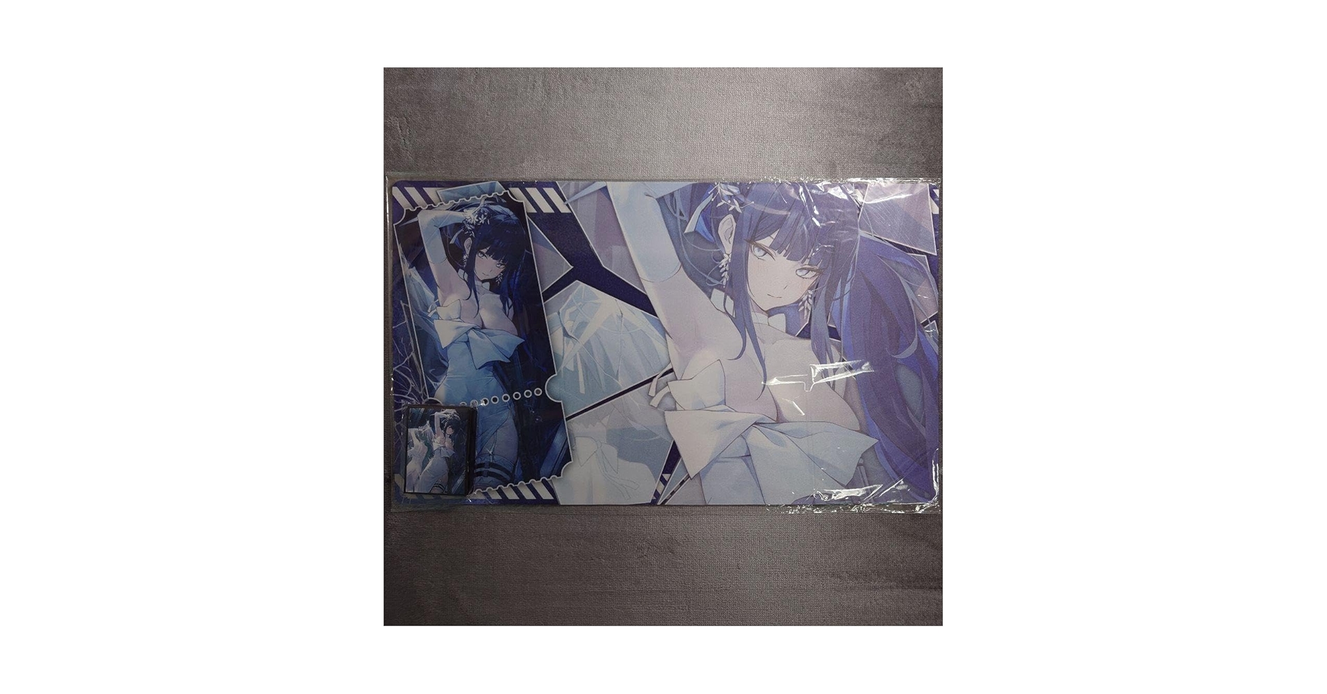 α2 ブルーアーカイブ 白ドレス&割れ鏡 錠前サオリ スリーブ&プレイマット α2 ブルーアーカイブ 白ドレス&割れ鏡 錠前サオリ スリーブ
