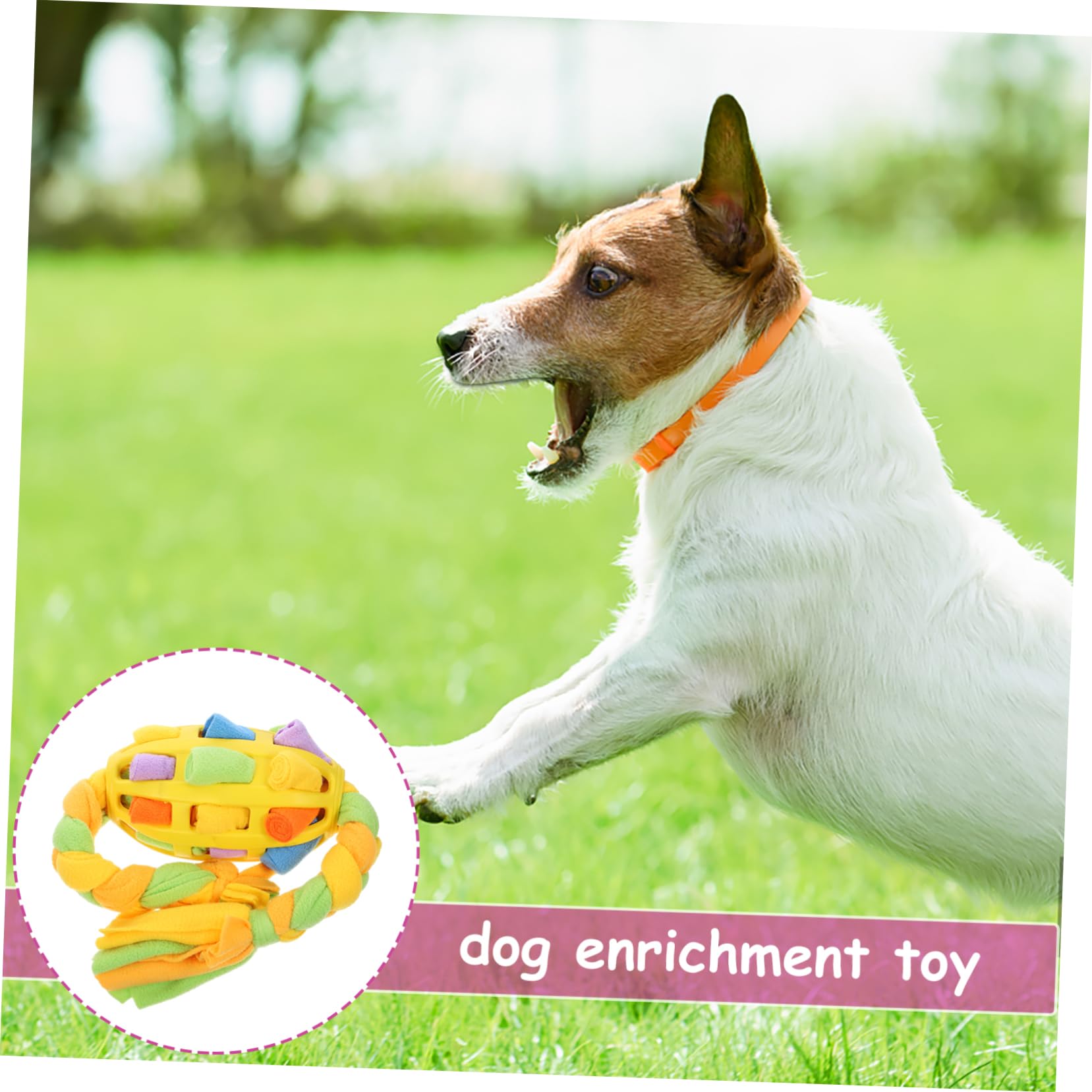 INOOMP 4piezas Juguete Interactivo para Perros Dispensador De Comida Bola De Olfateo Estimulante para Cachorros y Perros para Enriquecimiento y