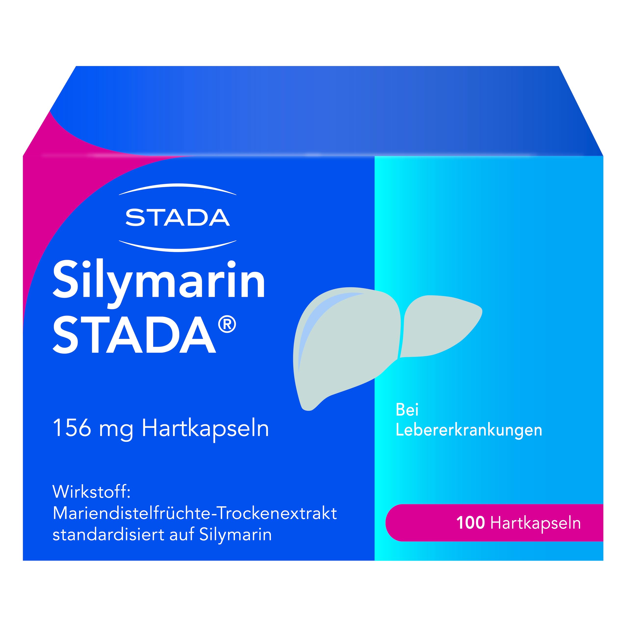 STADA Silymarin forte Hartkapseln bei Lebererkrankungen, 100 Stück