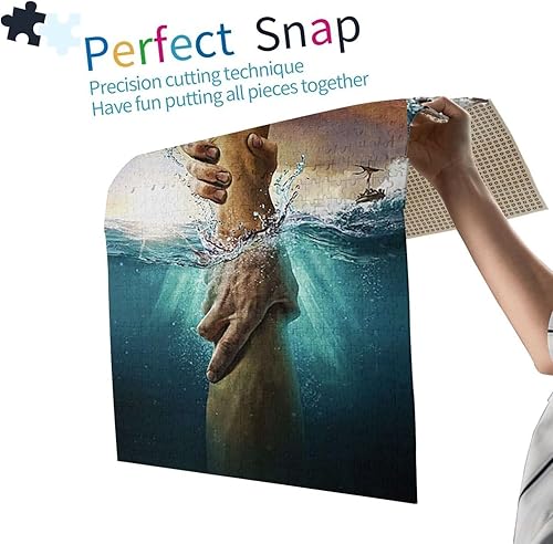 Miniatura 2 de Jesus Give Me Your Hand - Rompecabezas de 1000 piezas para adultos y niños, rompecabezas para adultos y niños, rompecabezas para adultos, juego de
