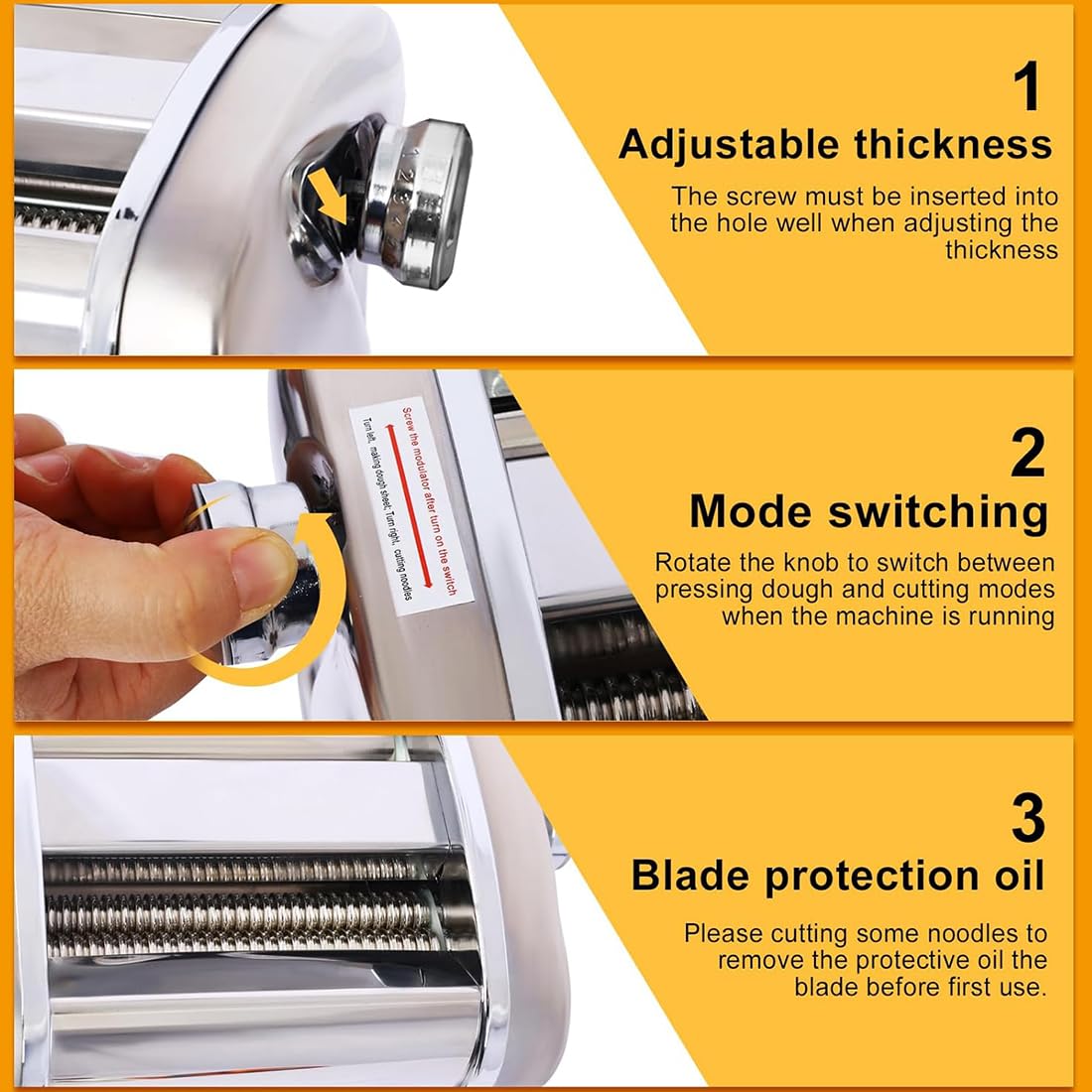 麺用プレス機 Amazon.co.jp: 電動パスタマシン、135W電気商用および家庭用麺