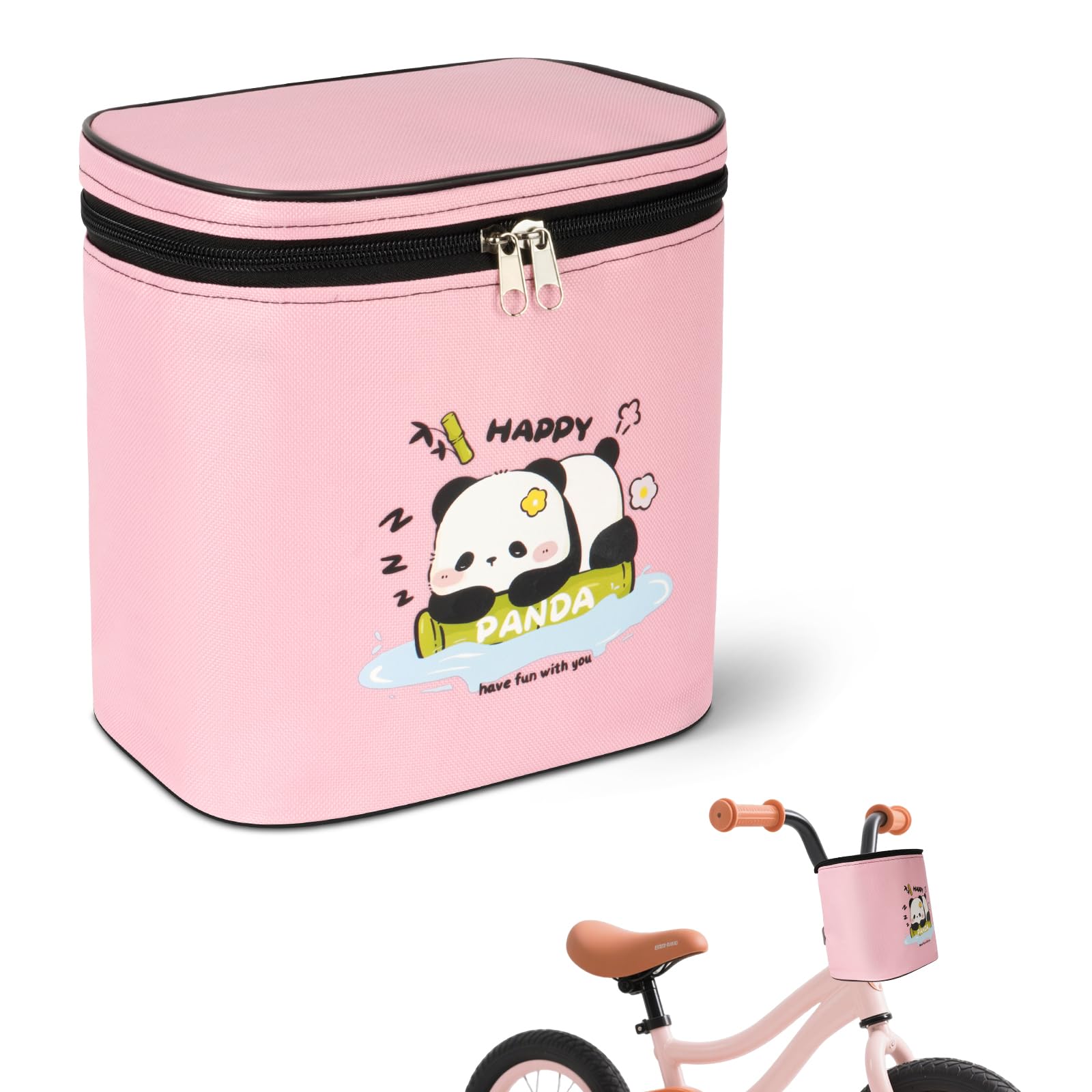flintronic Borsa Manubrio per Bambini, Borsa Bicicletta Impermeabile per Bambini, Borsa portabiciclette Frontale in Tessuto Oxford Staccabile