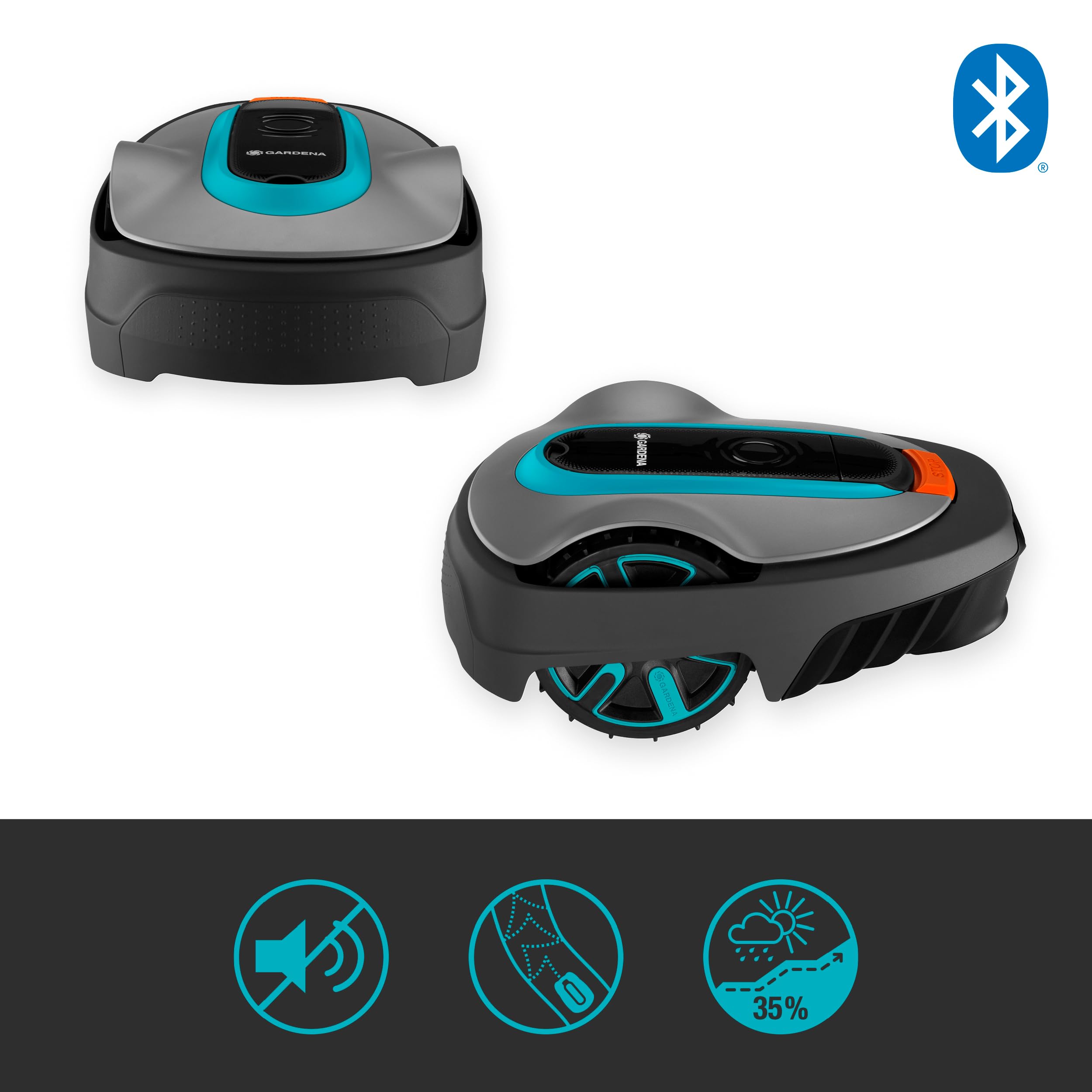 Gardena Tondeuse Robot SILENO City 600 : Tondeuse à Gazon Intelligente avec Une connectivité optimale programmable avec  — vue 3
