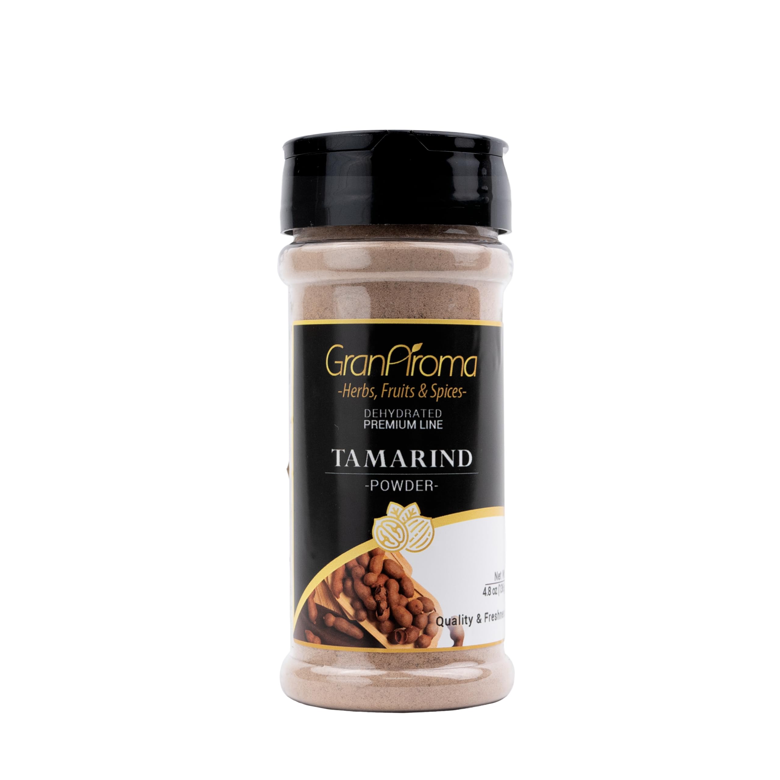GranAroma Tamarind Powder, Asian Cuisine, Sour Flavor, Unique Spice (4.8 Ounce)