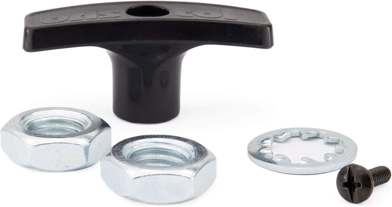 RecPro RV Waste Valve Handle, Black, Replacement Extension Rod, Single