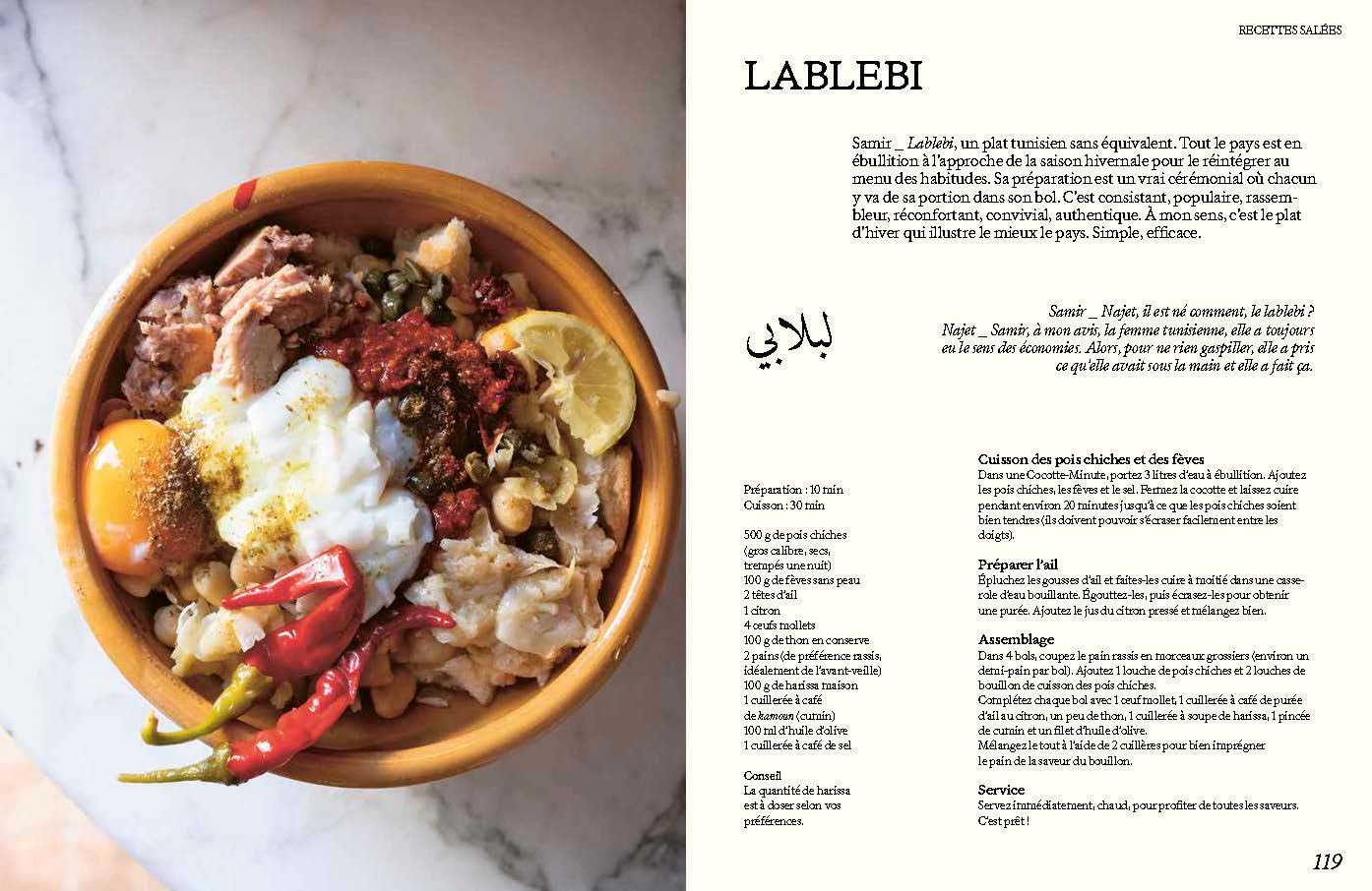 Le soleil n'aime pas nous quitter - Dans la cuisine de Tata Najet et Samir Ben Rahma: Le livre de cuisine tunisienne - compte instagram Felfeltunisia - idée cadeau - beau-livre