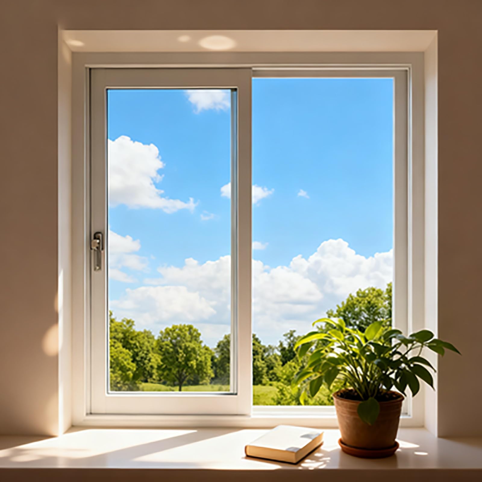 Kellerfenster mit Sicherheitsglas und Insektenschutzgitter, Schiebefenster aus Aluminiumlegierung für Keller, Haus, Garage, Bad, Hühnerstall, Wohnmobil(40x80cm/15.7x31.5in)