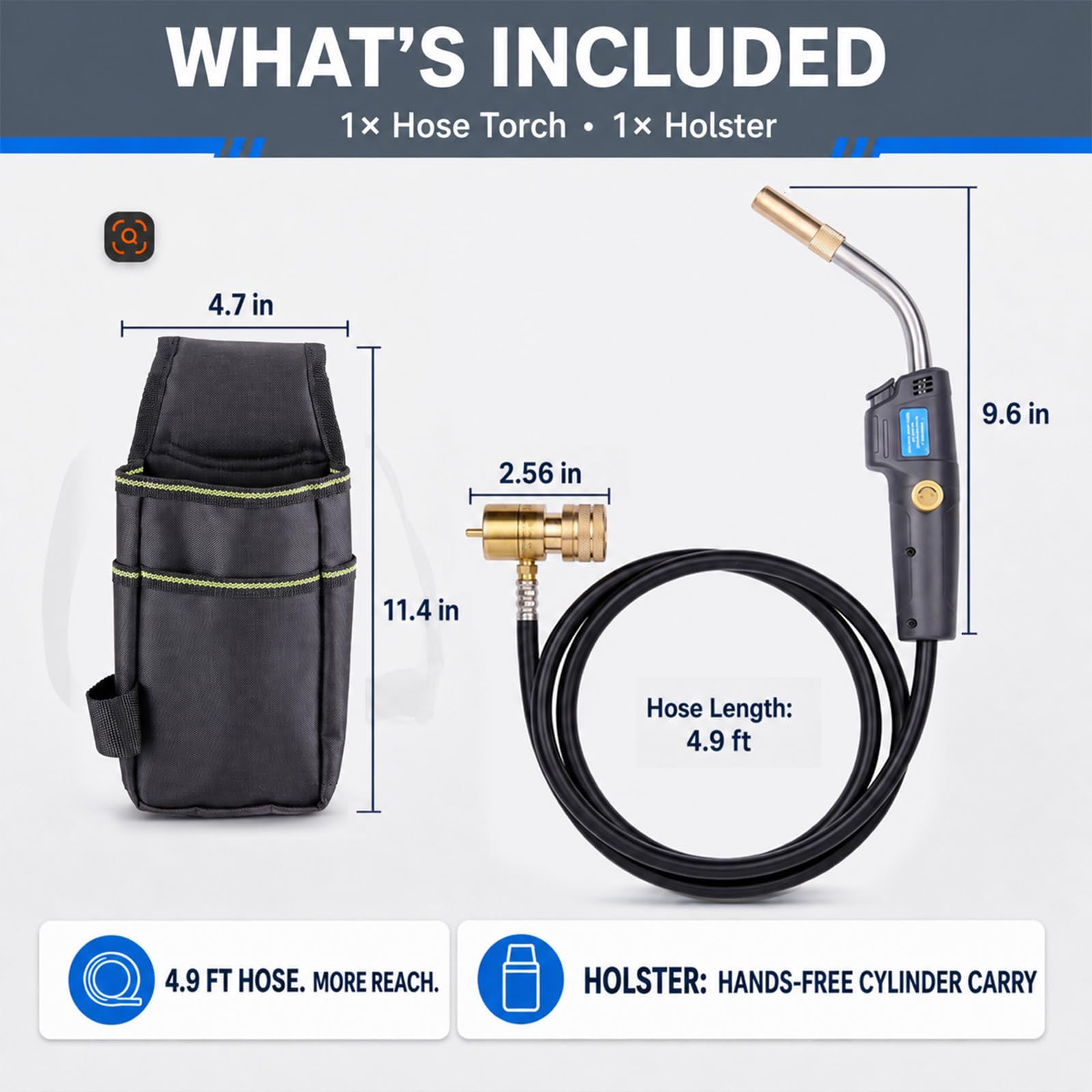 MAPP Gas Torch Kit - Welding & Brazing -7