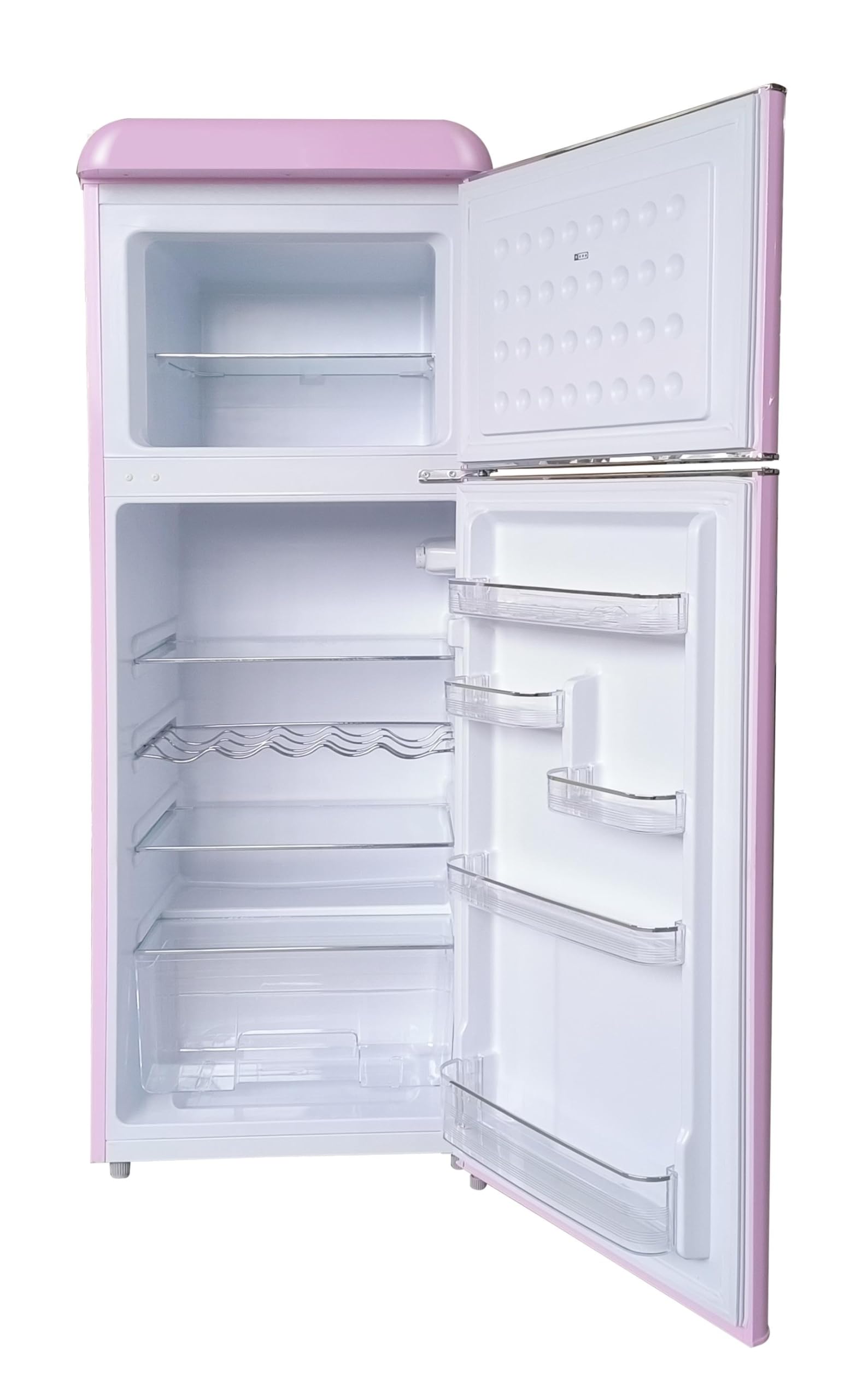 Akai Frigorifero Doppia Porta Vintage Anni 50 CLASS241KPK 147x55 cm cl. E Rosa