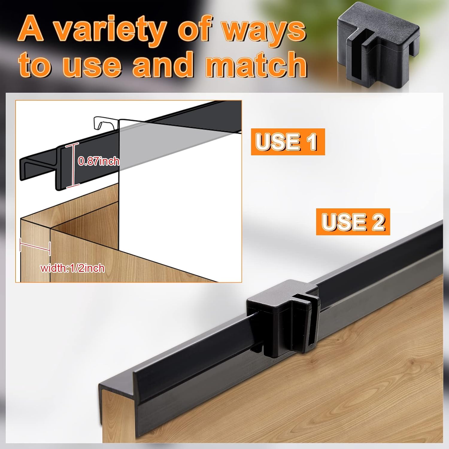 Buy Epakh 14 Pcs File Rails Set 1/2 Drawer Sides Black File