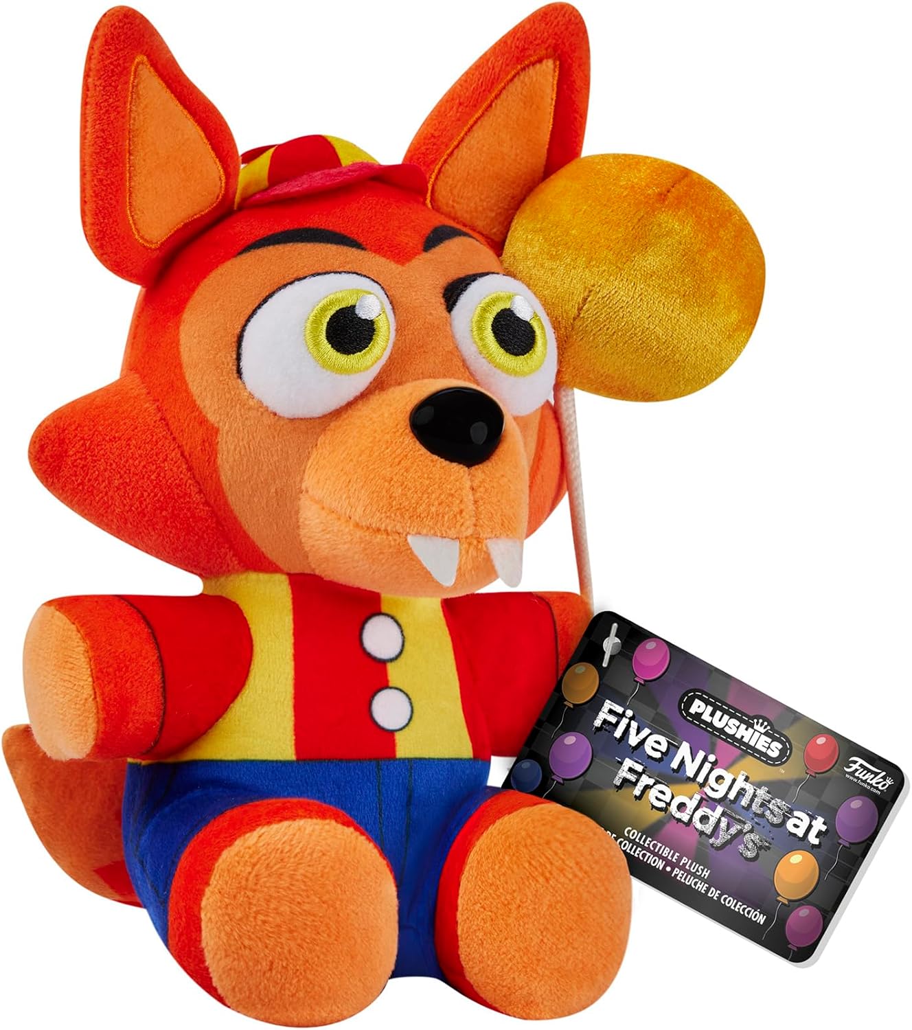 Funko Plush: Five Nights at Freddy's - Balloon Foxy - (CL 7") - Collectable Soft Plush - Birthday Gift Idea - Official Merchandise - Stuffed