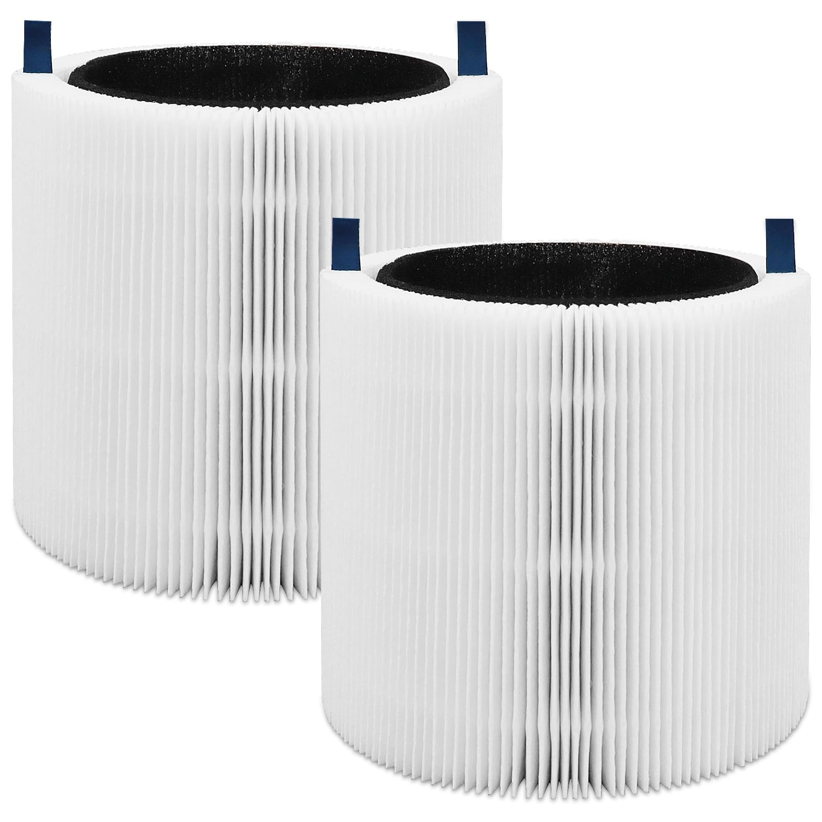 NXBHG Blue Pure Mini Max Filter Compatible with Blue Mini AIr Purifier, H13 Ture HEPA and High-Efficiency Activated Carbon Filters, 2 Pack.
