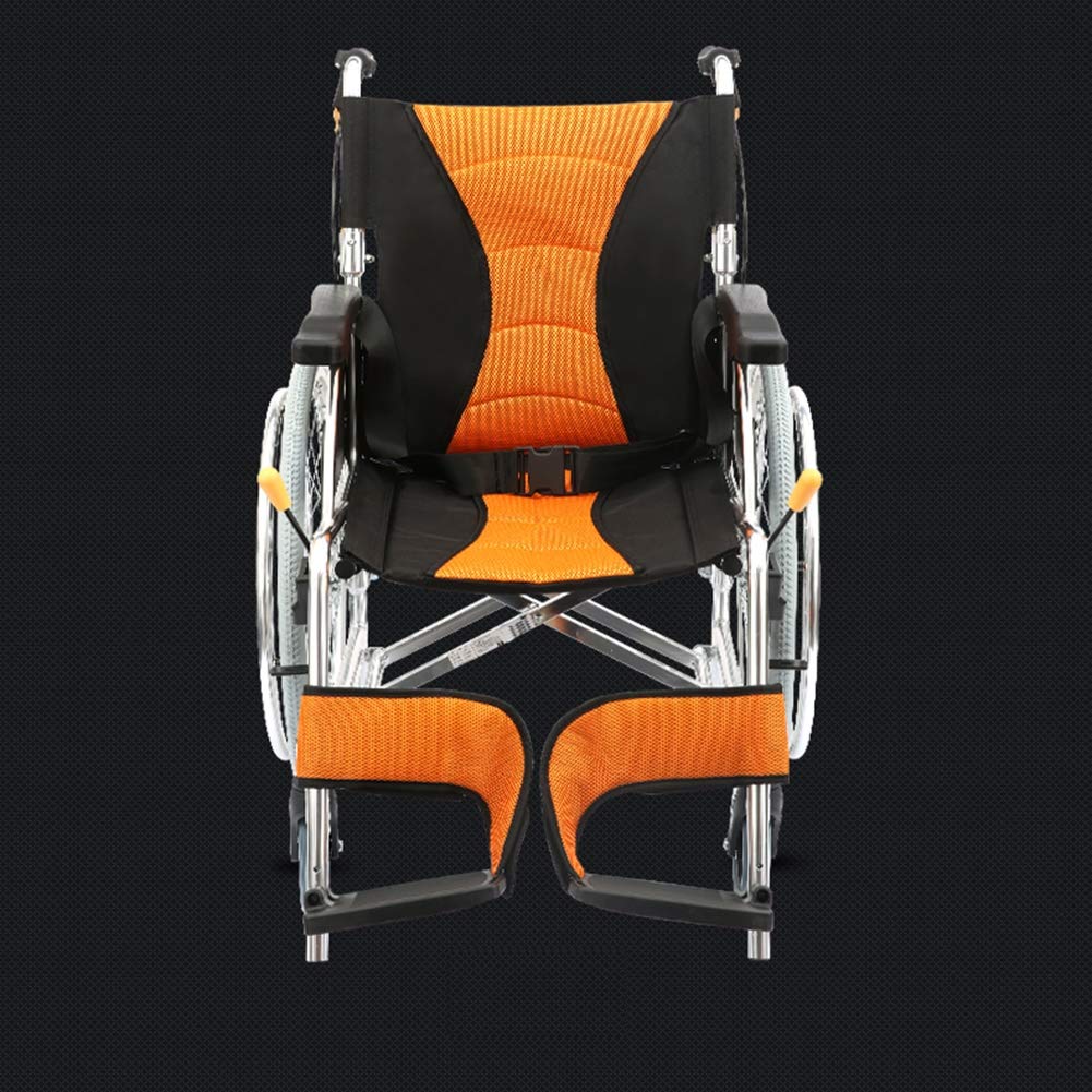 Wózek inwalidzki, lekki składany wózek inwalidzki do jazdy medycznej, wózek inwalidzki ze stopu aluminium dla osób niepełnosprawnych