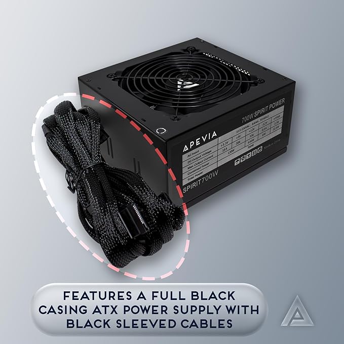 Fuente de Poder Apevia ATX-SP700 700W ATX miniatura 2