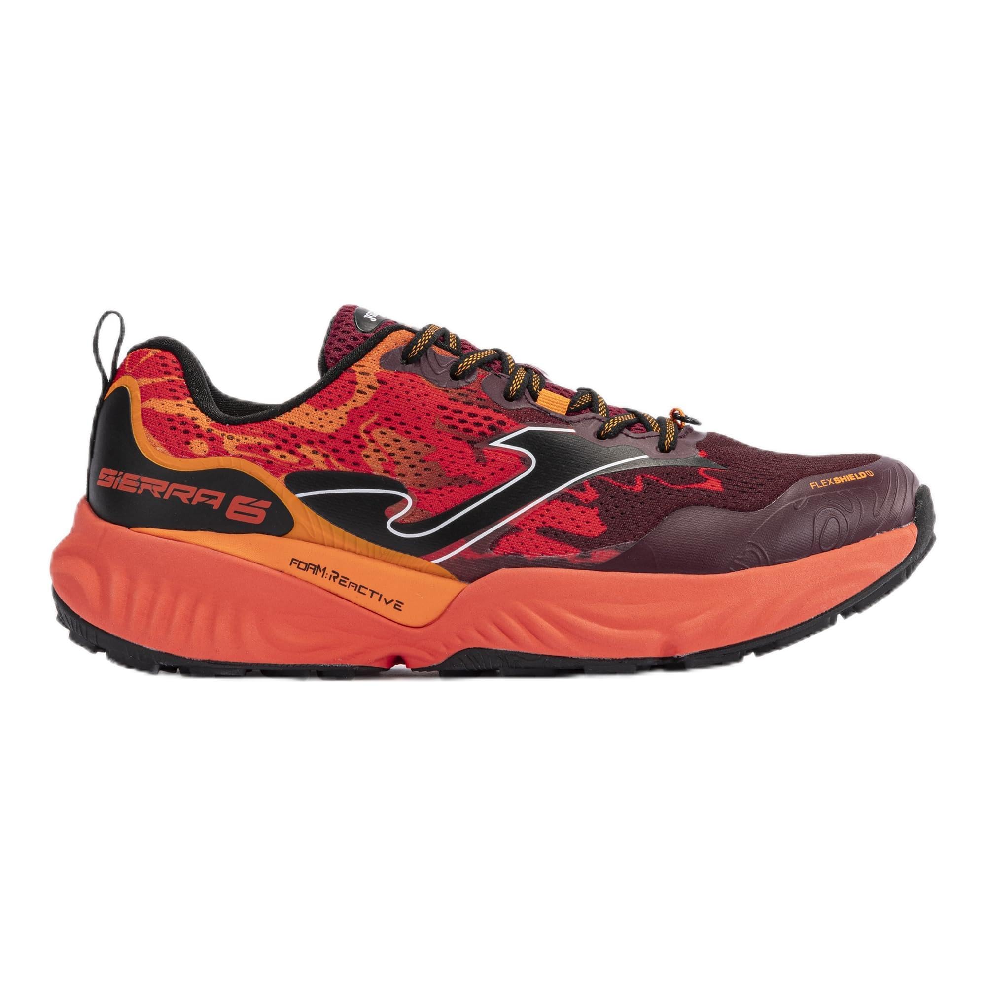 Joma Sierra Men Series Sneaker, Burgundy, 10.5 UK