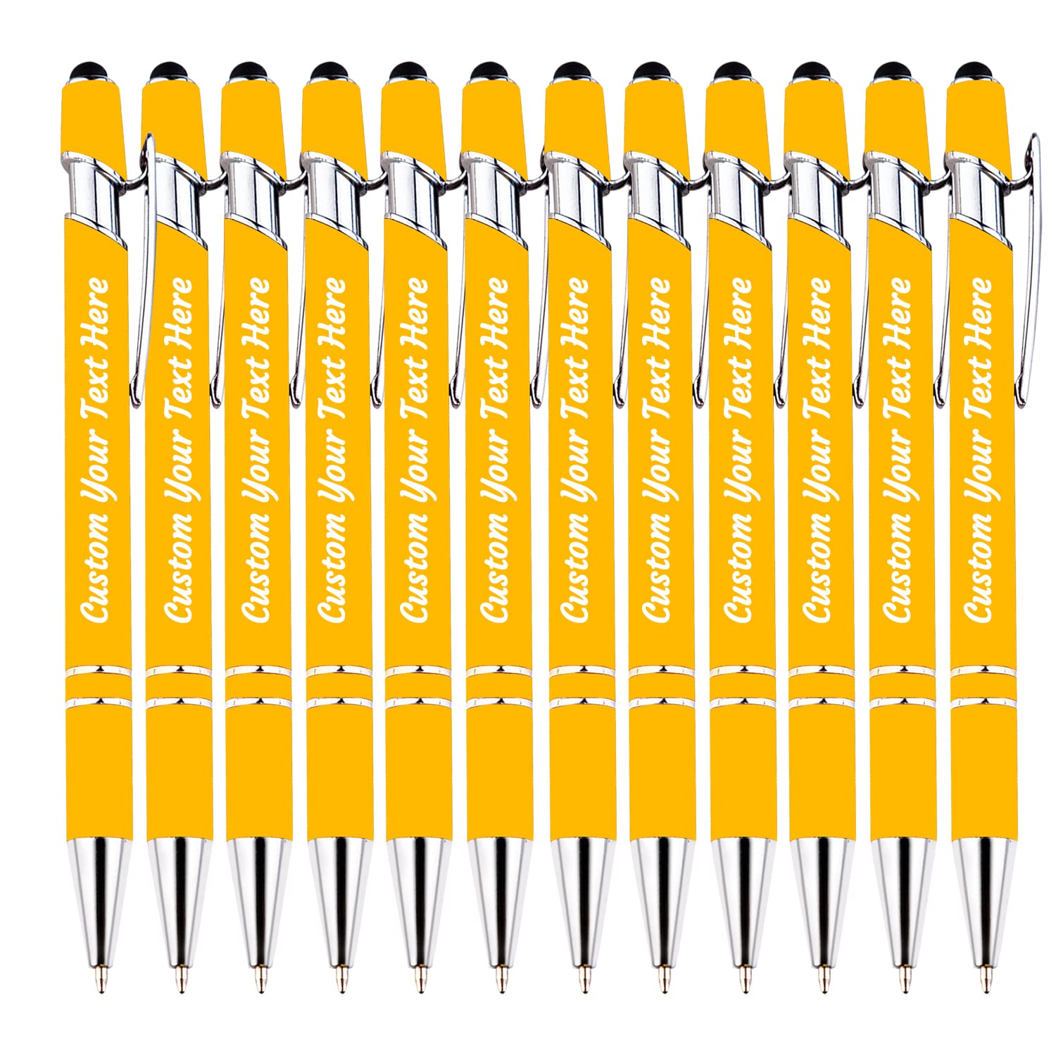 KOLOWKO Personalized 2-in-1 Ballpoint Pen & Stylus - Custom Text/Name/Message - Bulk Order Up to 1000 Pens for Business, Graduation, Anniversary โ image 1