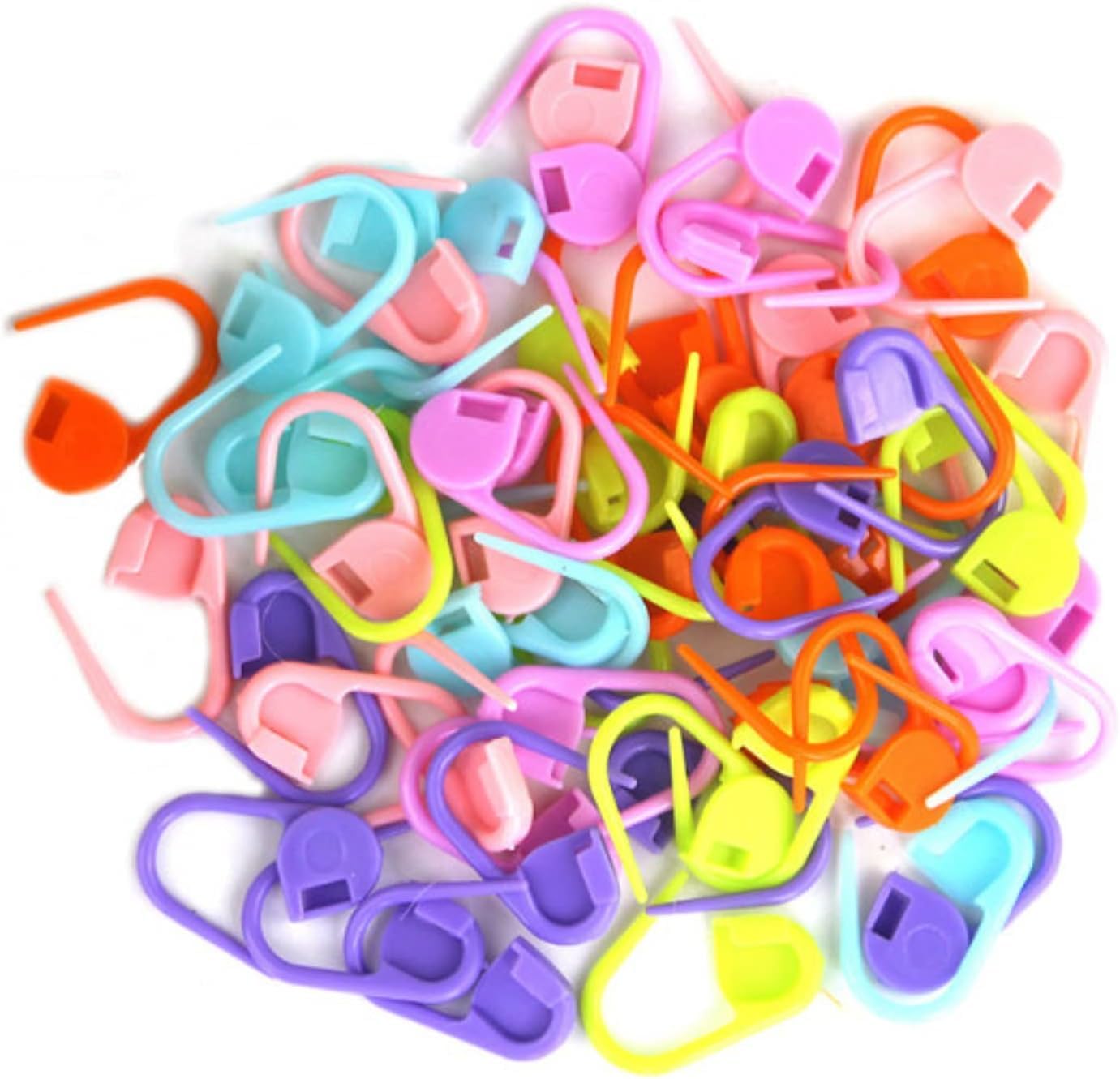 Sidhaarth Arts & Crafts Knitting Stitch Markers Pack of 25 | Multicolor Locking Crochet Markers for Knitting, Crochet, Sewing, Weaving & DIY Craft Projects-picture-17
