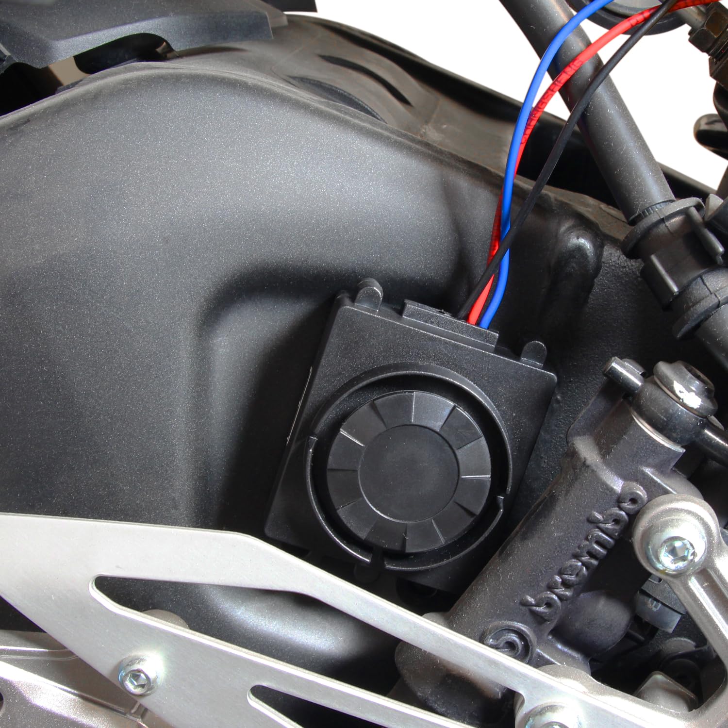 Area1 Impianto di allarme per moto "Easy 2 Fit", montaggio semplice, 12 V universale 2 telecomandi radiocomandati, 125 dB, antifurto