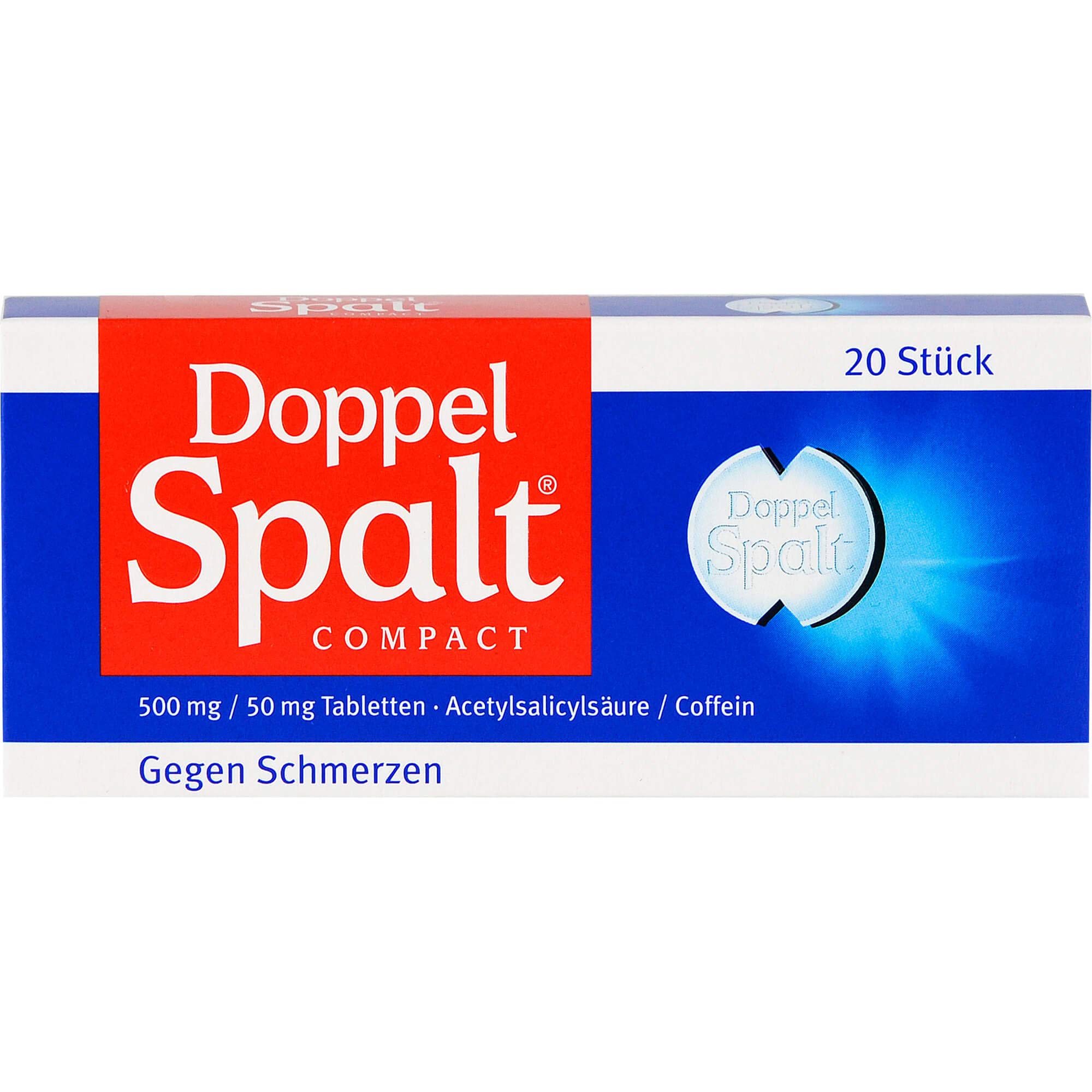 DOPPEL SPALT Compact Tabletten – Packung 20 Stück (PZN 07135335)