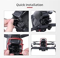 Vista 8 de BTG Gimbal Protector Gimbal Bumper Anti-Drop Bar para DJI FPV Drone Accesorios Piezas